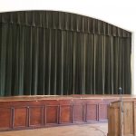 Commercial Project | Church Stage | Custom Curtains | Brown Design Inc.