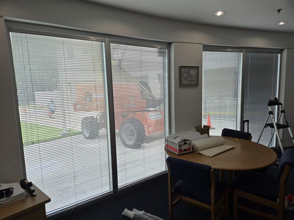 Commercial Project | Office Space | Aluminum Mini Blinds | Brown Design Inc.