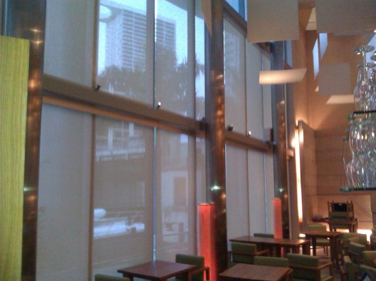Commercial Project | Restaurant | Solar Shades | Brown Design Inc.